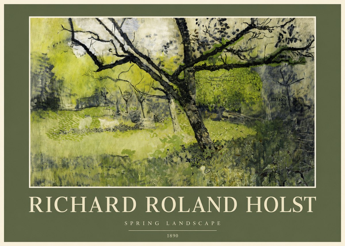 Richard Roland Holst Spring Landscape No2 - Plakat