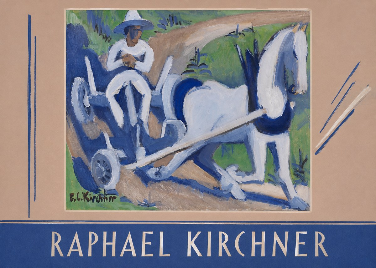 Raphael Kirchner Horse and Cart No2 - Plakat