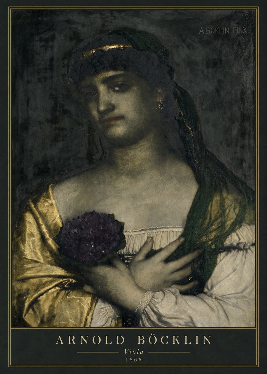 Arnold Böcklin Viola No3 - Plakat