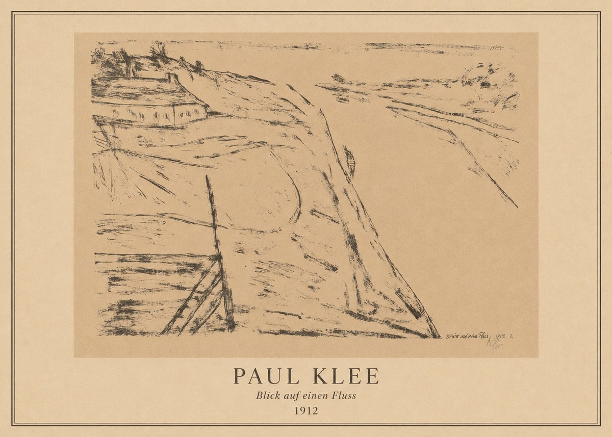 Paul Klee Blick Auf Einen Fluss No4 - Plakat