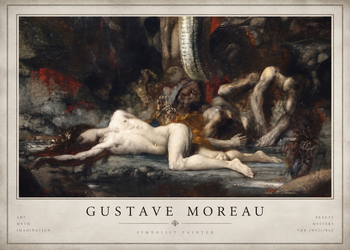 Gustave Moreau Despair No3 - Plakat