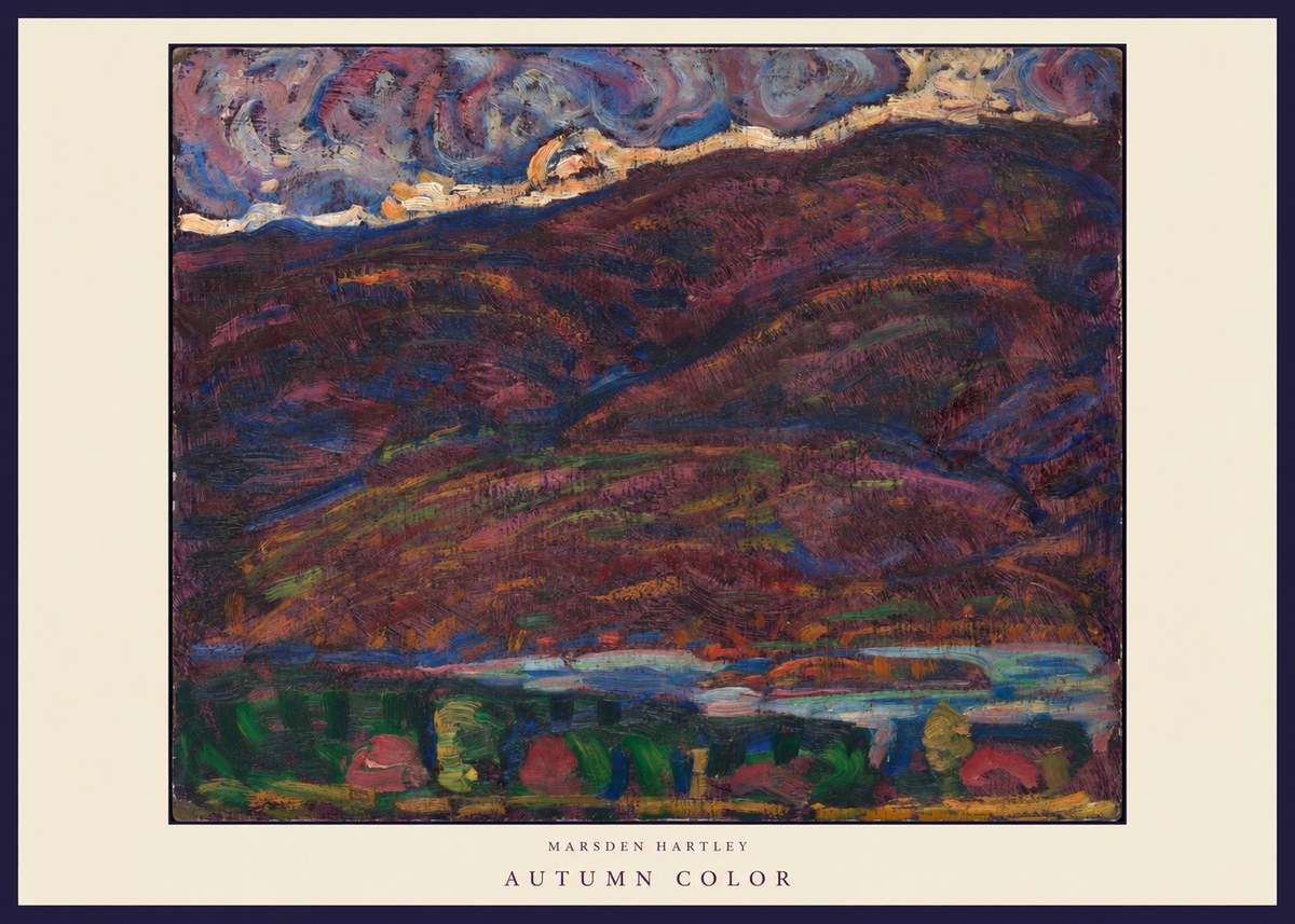 Marsden Hartley Autumn Color No6 - Plakat
