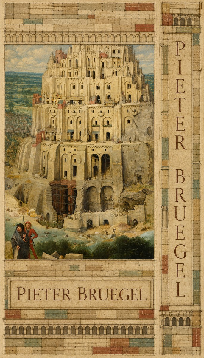 Pieter Bruegel The Tower of Babel IV No6 - Plakat