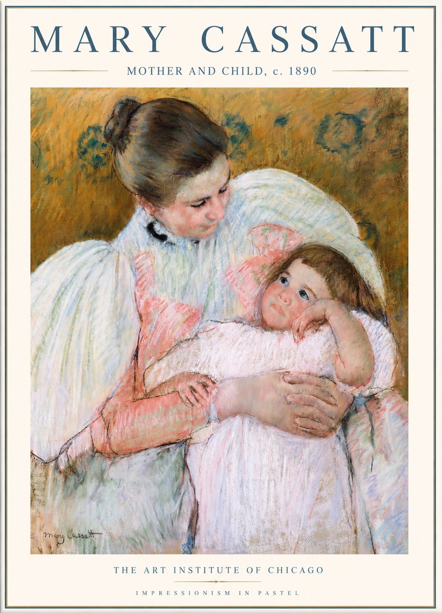 Mary Cassatt Mother and Child VI No3 - Plakat