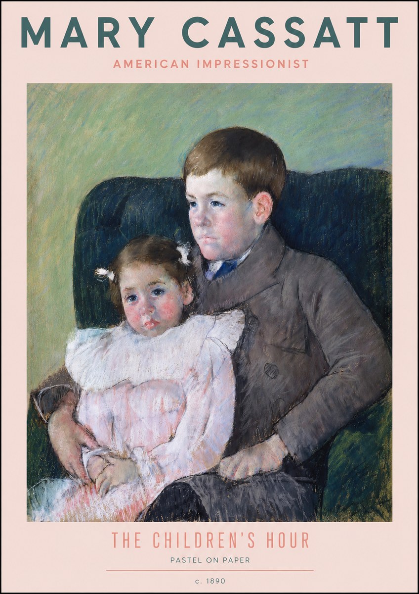 Mary Cassatt The Children's Hour No2 - Plakat