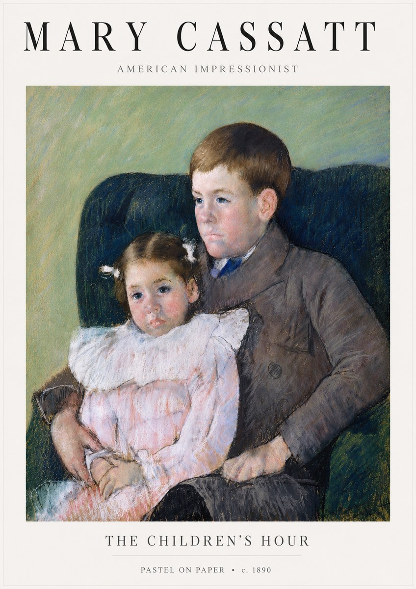 Mary Cassatt The Children's Hour No5 - Plakat