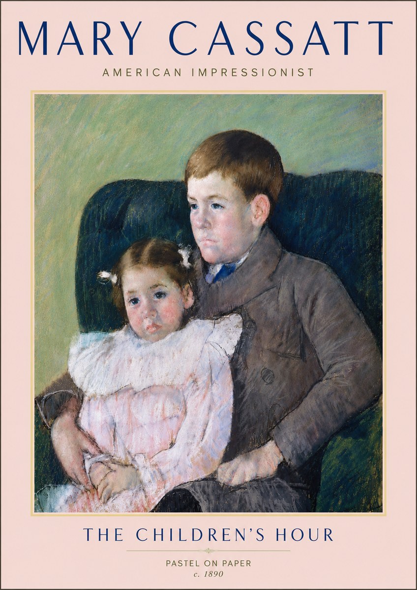 Mary Cassatt The Children's Hour No6 - Plakat