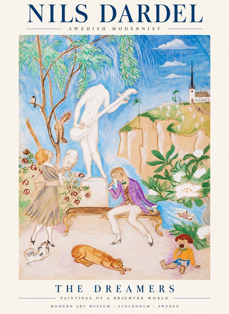 Nils Dardel The Song No2 - Plakat