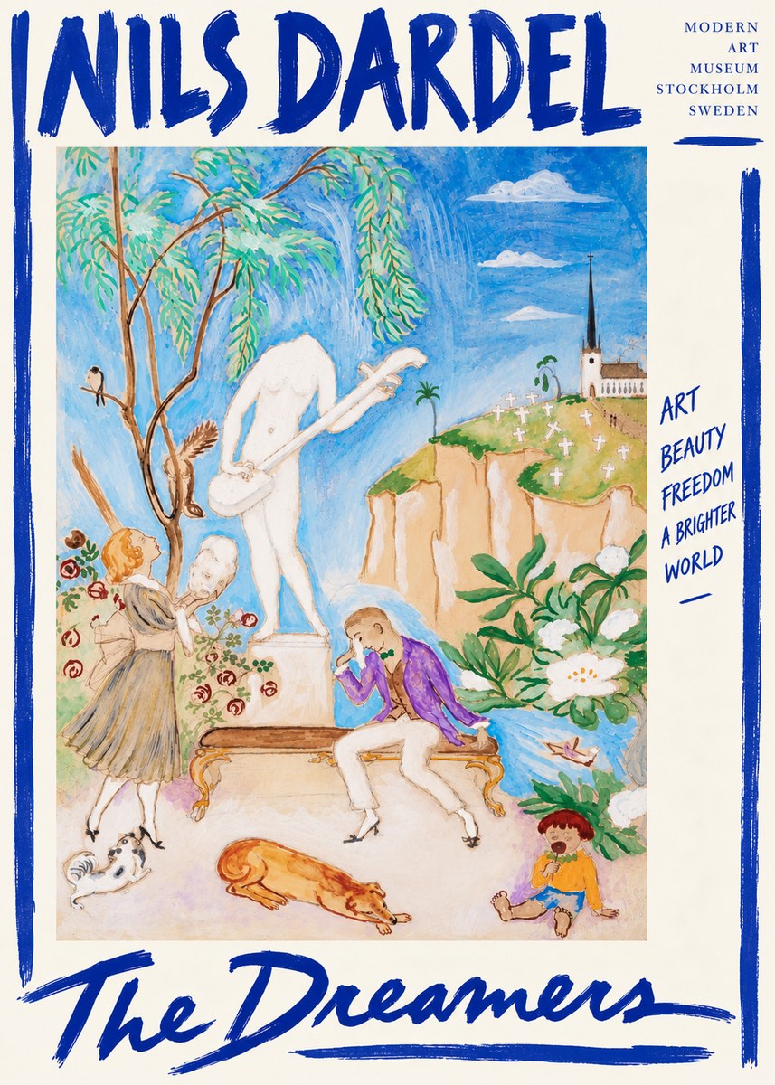 Nils Dardel The Song No5 - Plakat