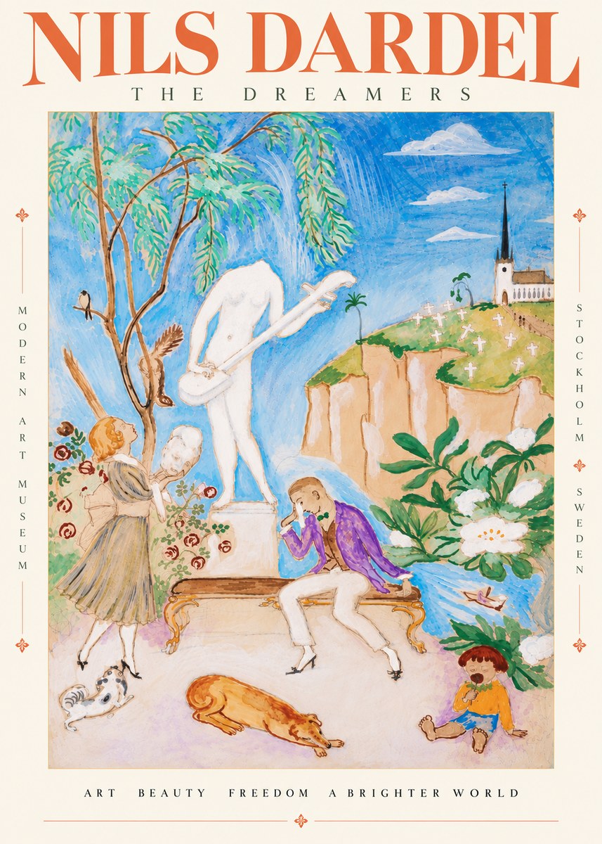 Nils Dardel The Song No6 - Plakat