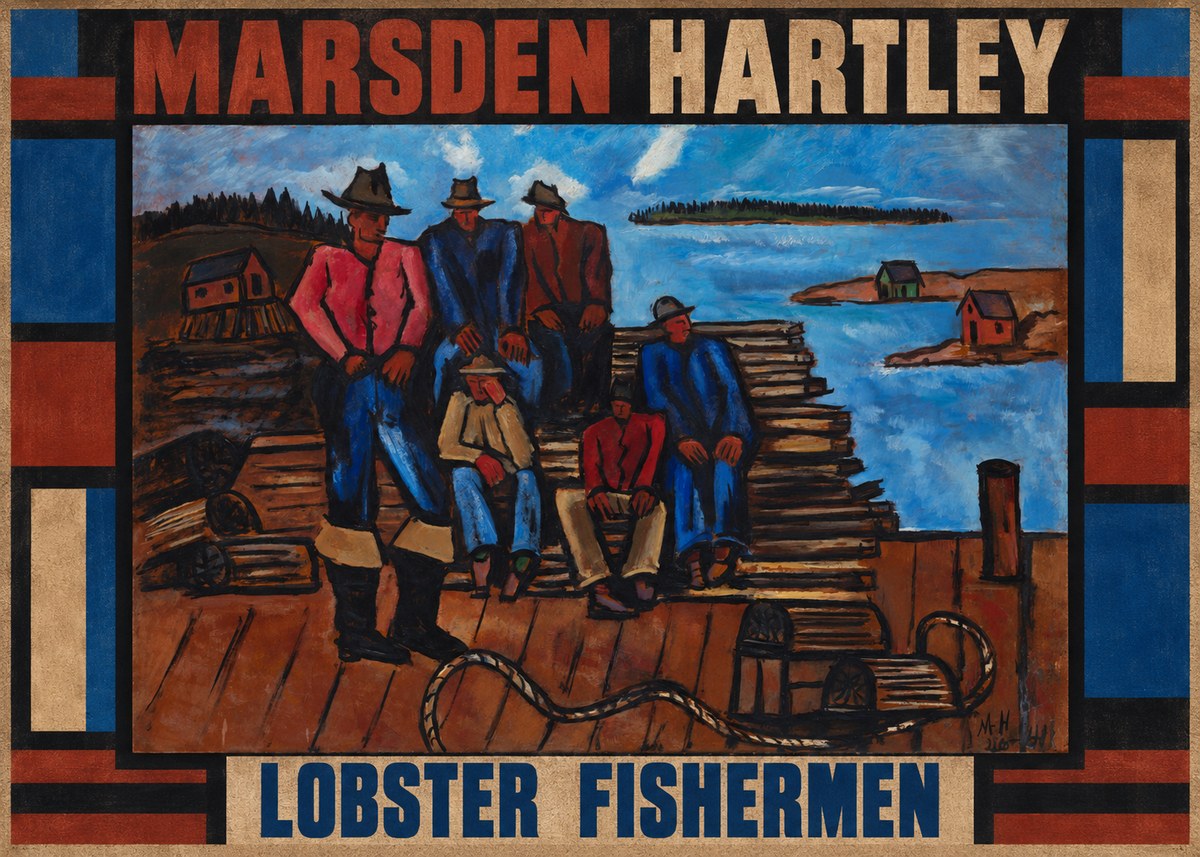Marsden Hartley Lobster Fishermen I No2 - Plakat