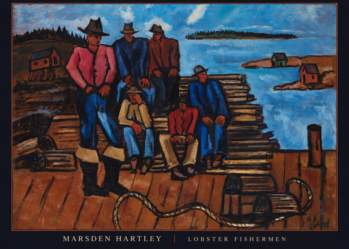 Marsden Hartley Lobster Fishermen I No4 - Plakat