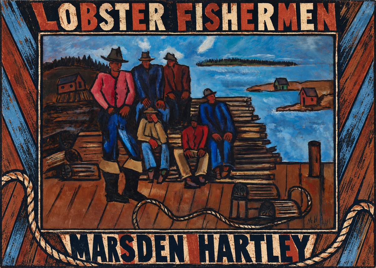 Marsden Hartley Lobster Fishermen I No6 - Plakat