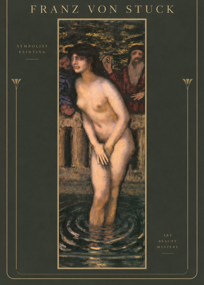 Franz von Stuck Susanna No2 - Plakat