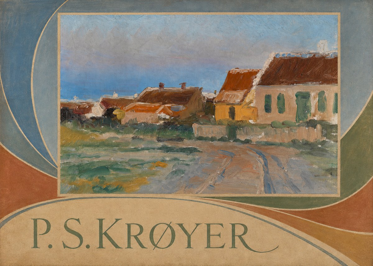 P.S. Krøyer Houses in Skagen No5 - Plakat