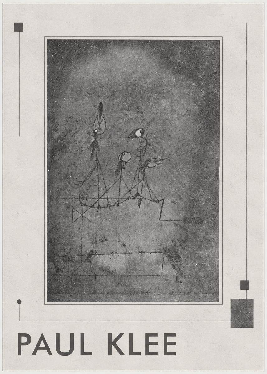 Paul Klee Group of Figures No1 - Plakat