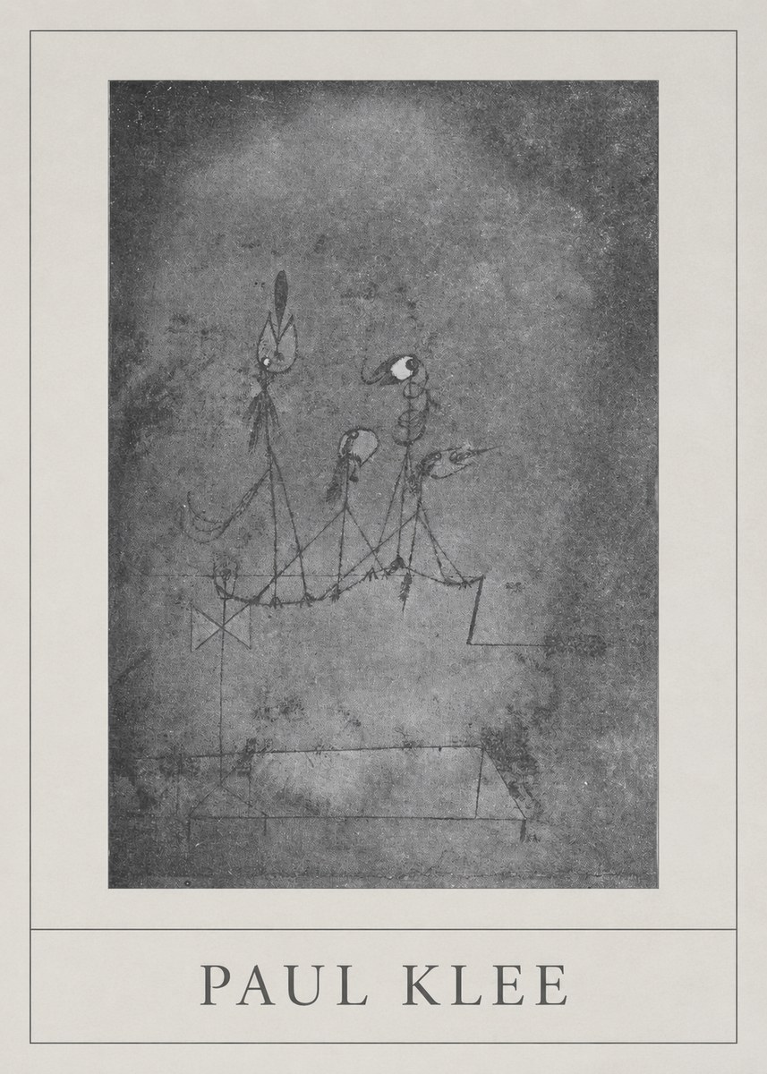Paul Klee Group of Figures No5 - Plakat