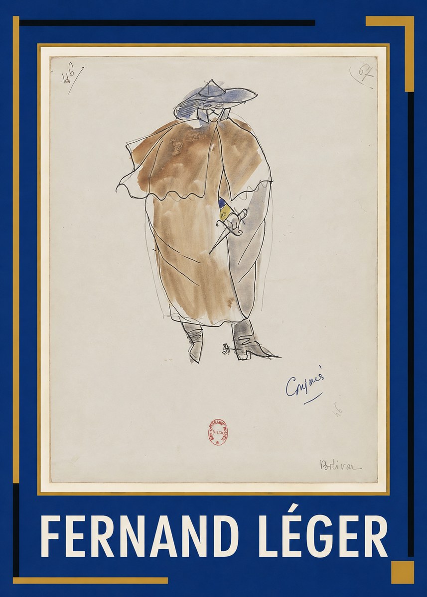 Fernand Léger Bolivar III No1 - Plakat