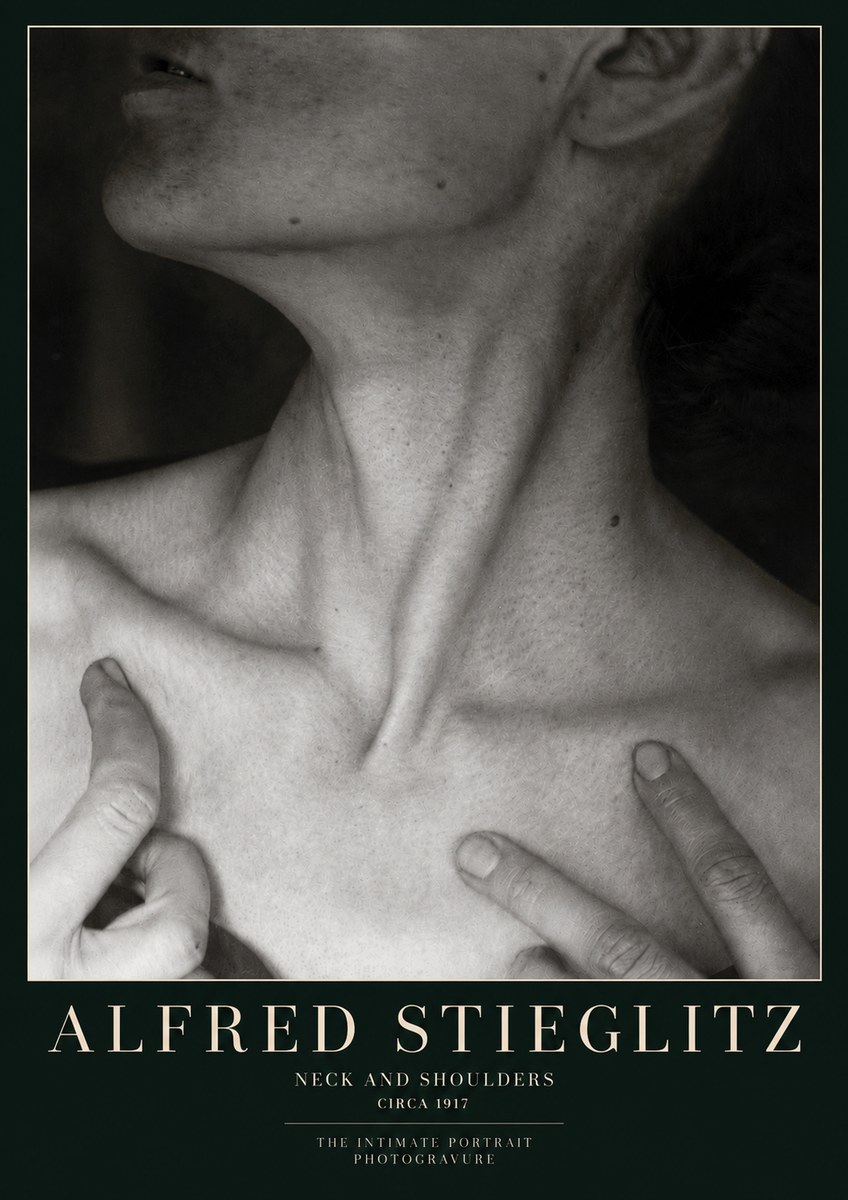 Alfred Stieglitz Neck and Shoulders No3 - Plakat