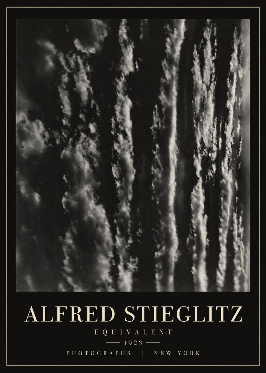 Alfred Stieglitz Equivalent I No6 - Plakat