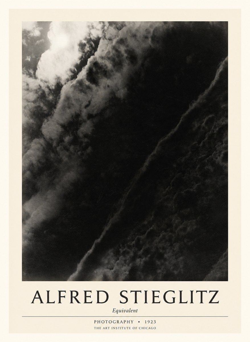 Alfred Stieglitz Equivalent III No1 - Plakat