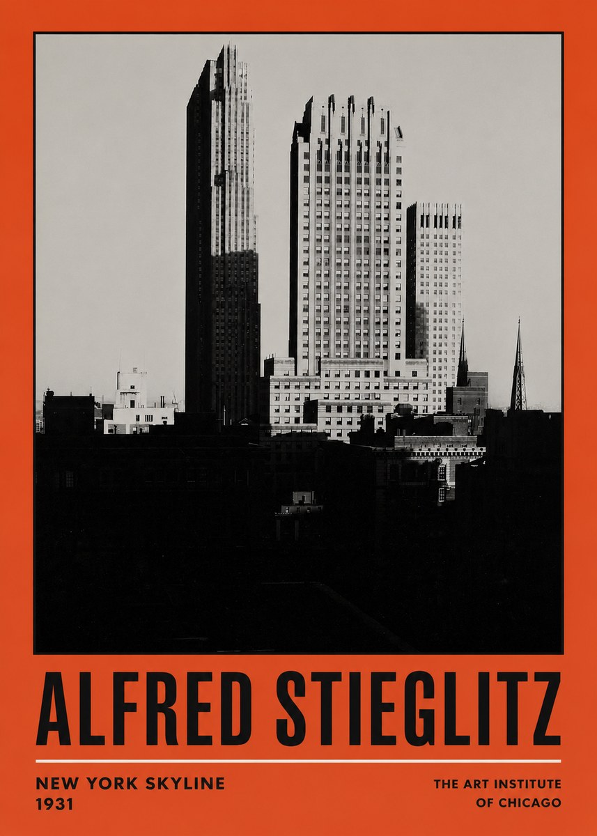 Alfred Stieglitz New York Skyline No2 - Plakat