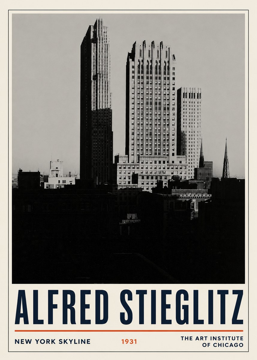 Alfred Stieglitz New York Skyline No3 - Plakat