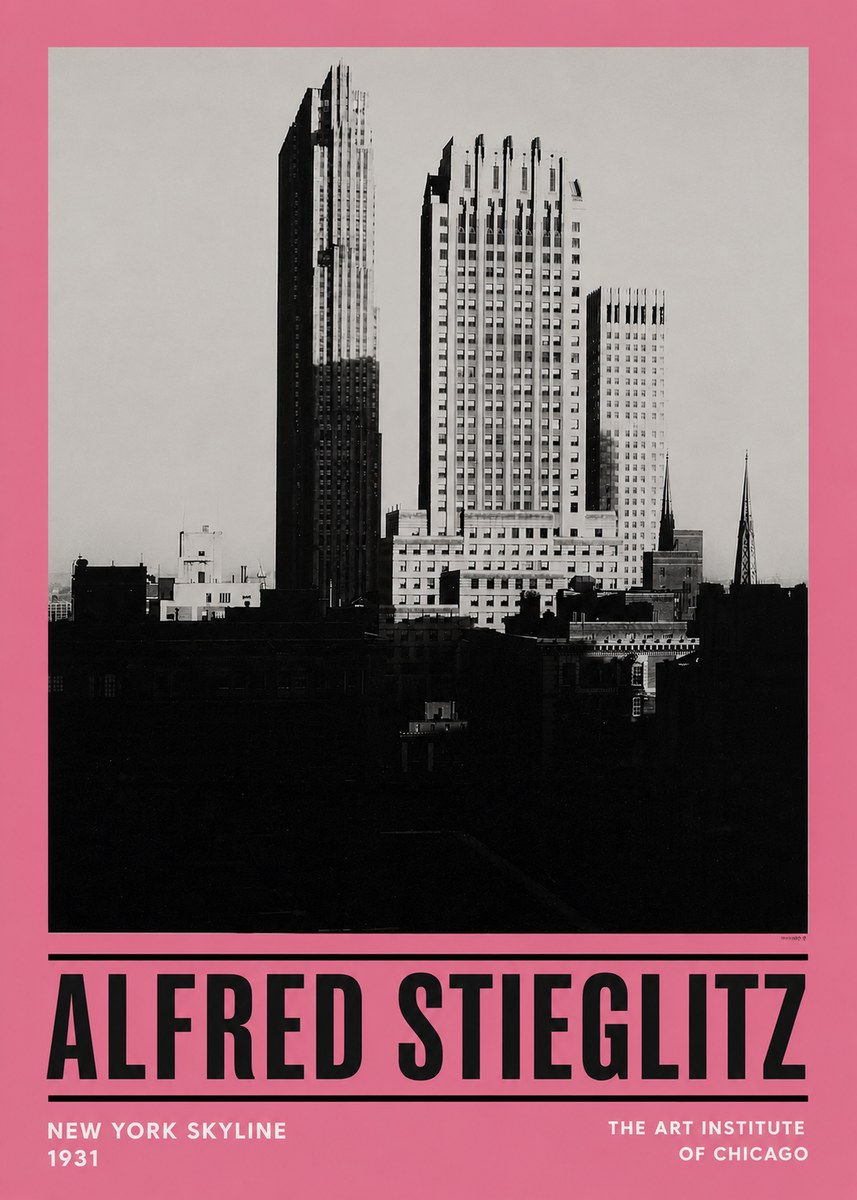 Alfred Stieglitz New York Skyline No4 - Plakat