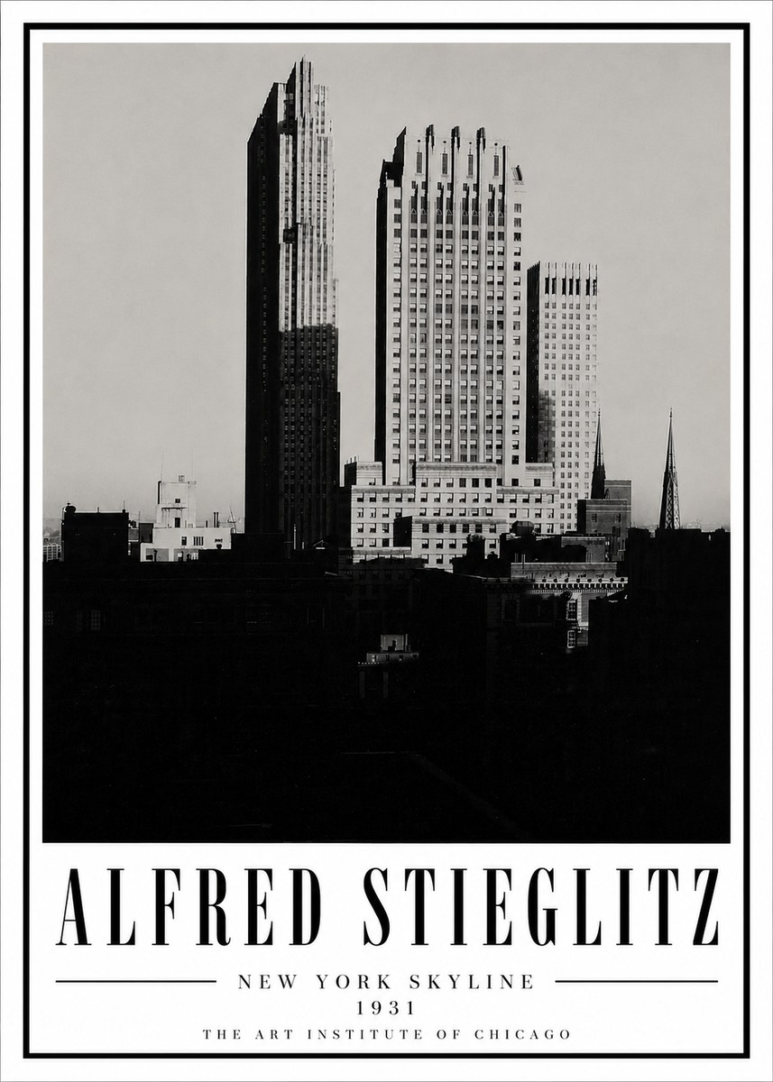 Alfred Stieglitz New York Skyline No5 - Plakat