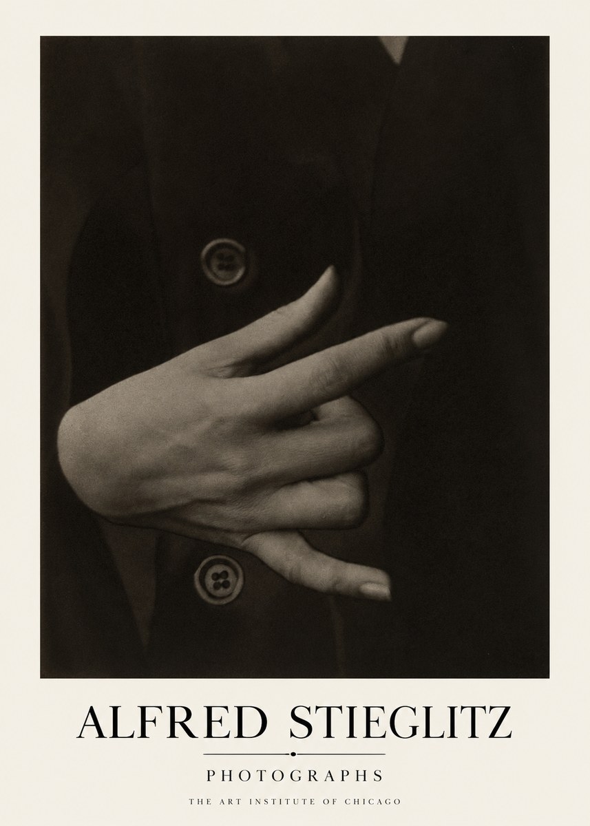 Alfred Stieglitz Hands No1 - Plakat