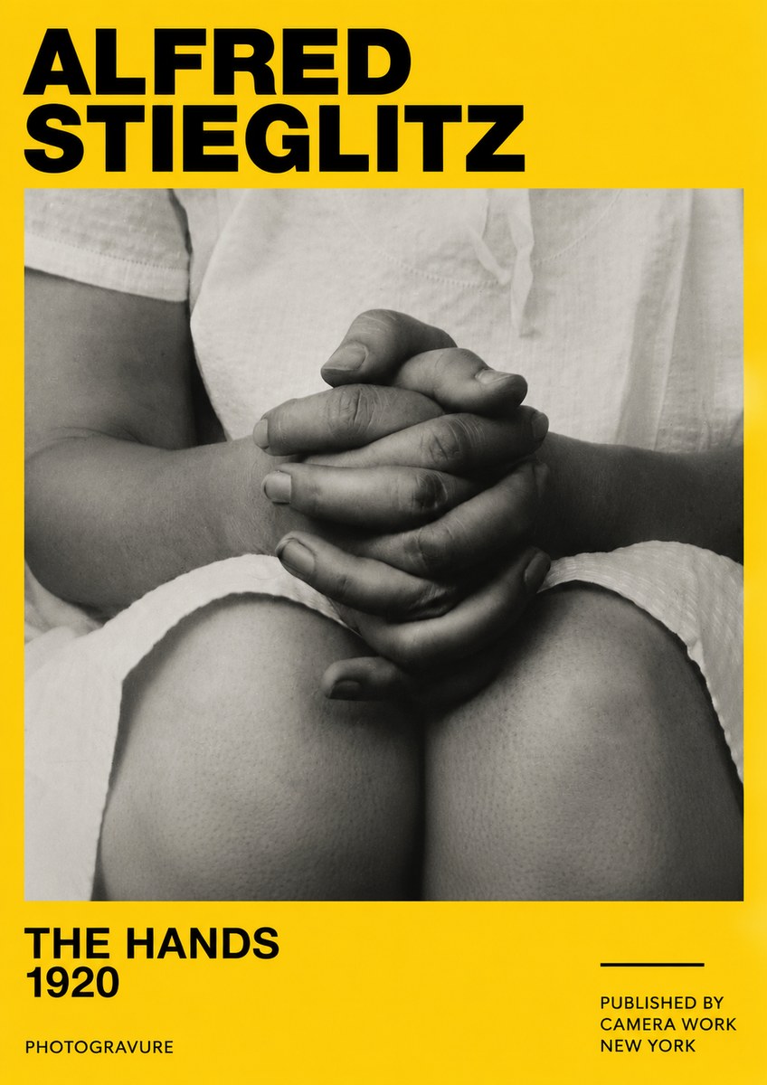 Alfred Stieglitz The Hands No4 - Plakat
