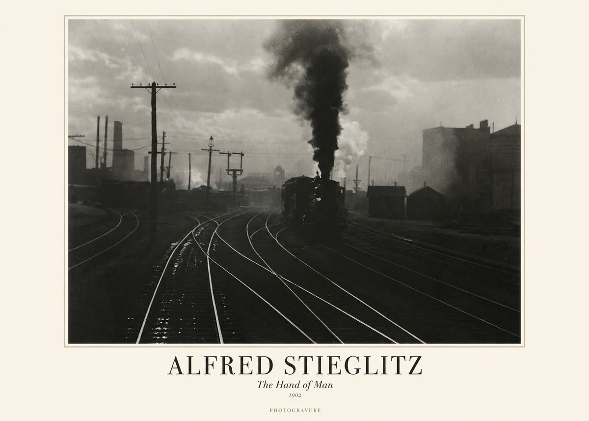 Alfred Stieglitz The Hand of Man I No1 - Plakat
