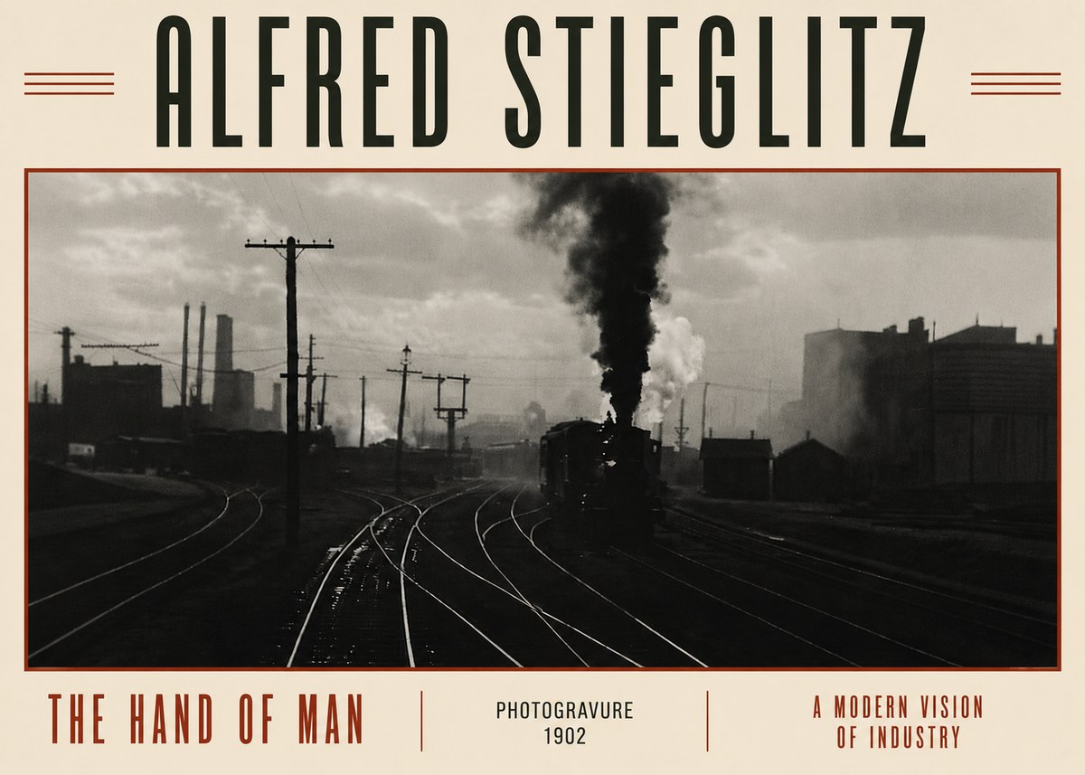 Alfred Stieglitz The Hand of Man I No6 - Plakat