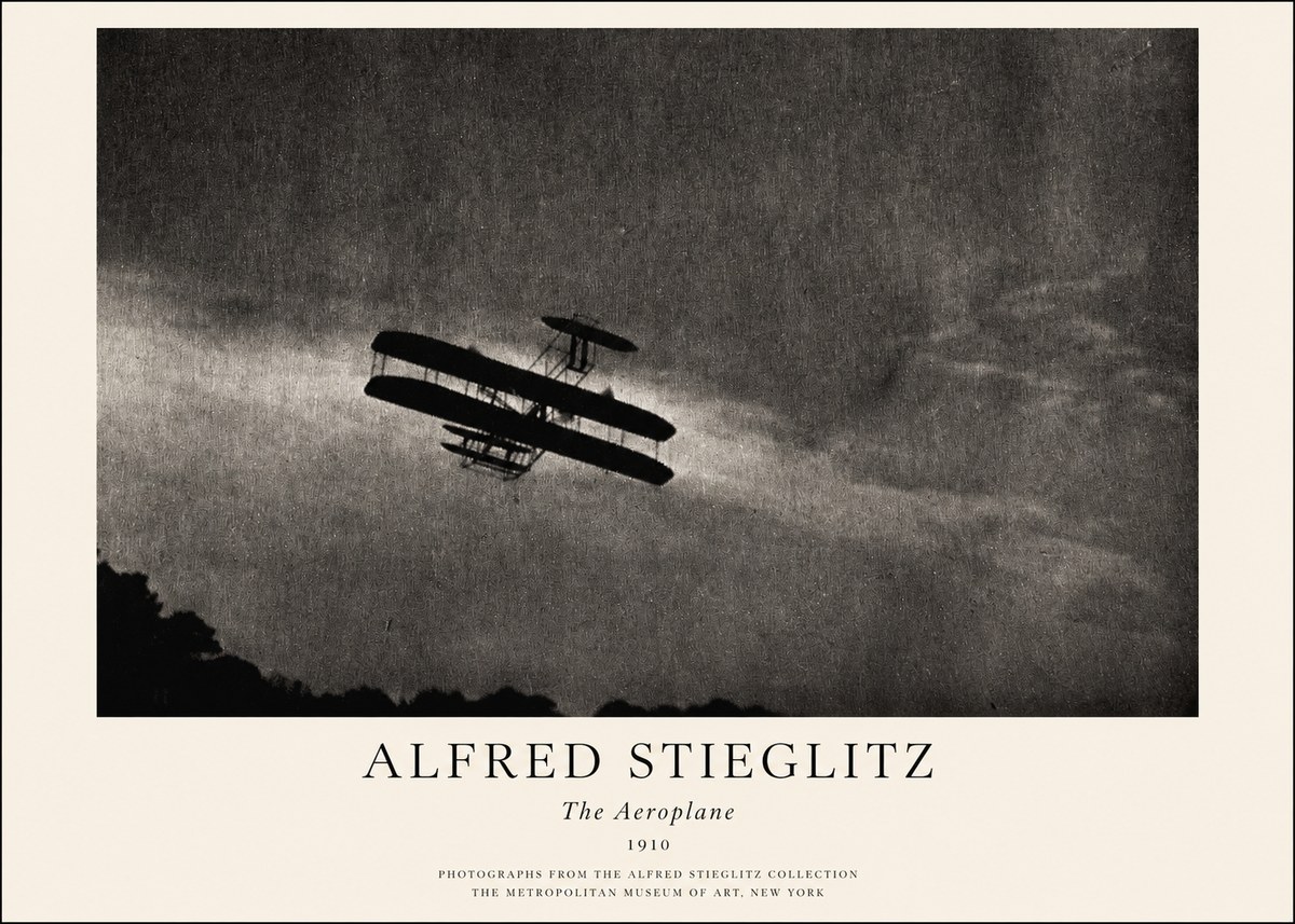 Alfred Stieglitz The Aeroplane No1 - Plakat