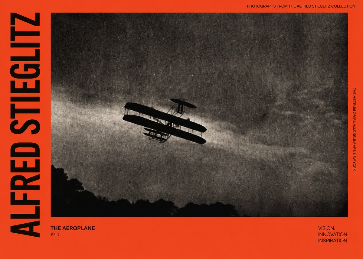 Alfred Stieglitz The Aeroplane No2 - Plakat