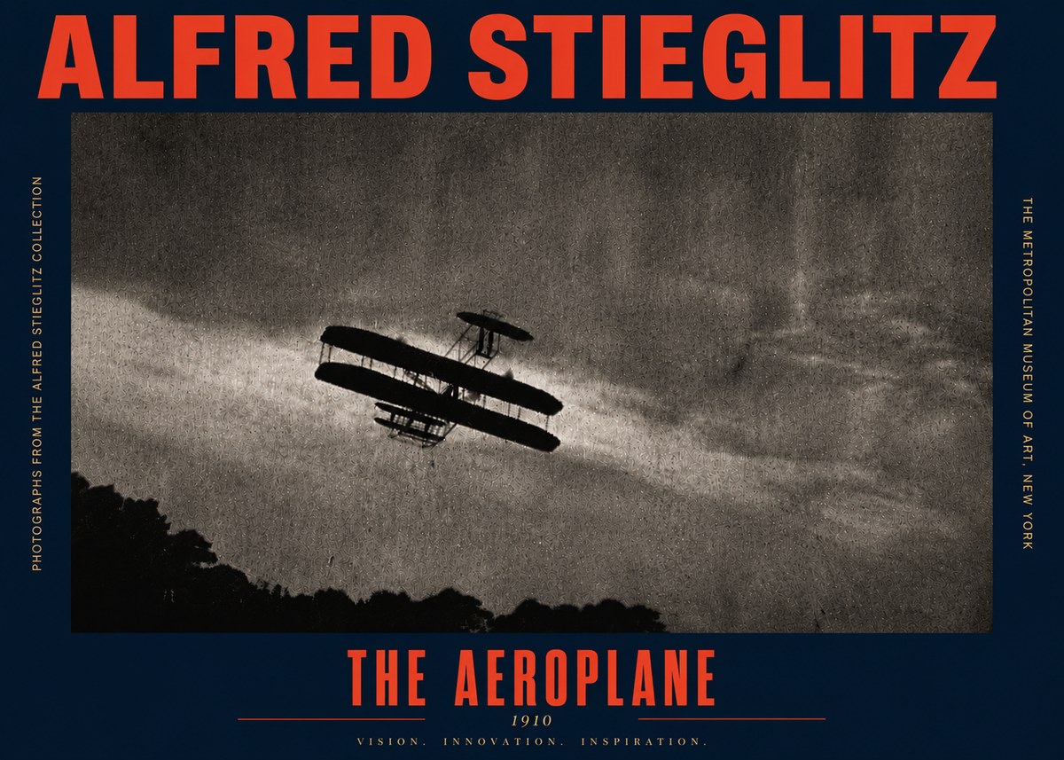 Alfred Stieglitz The Aeroplane No6 - Plakat
