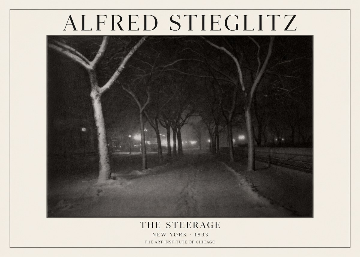 Alfred Stieglitz Winter—fifth Avenue, New York No4 - Plakat