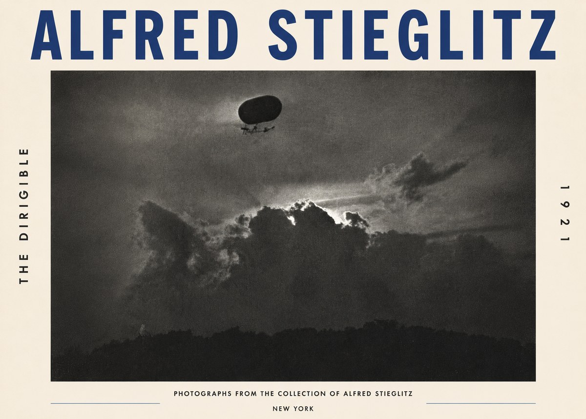 Alfred Stieglitz The Dirigible No4 - Plakat