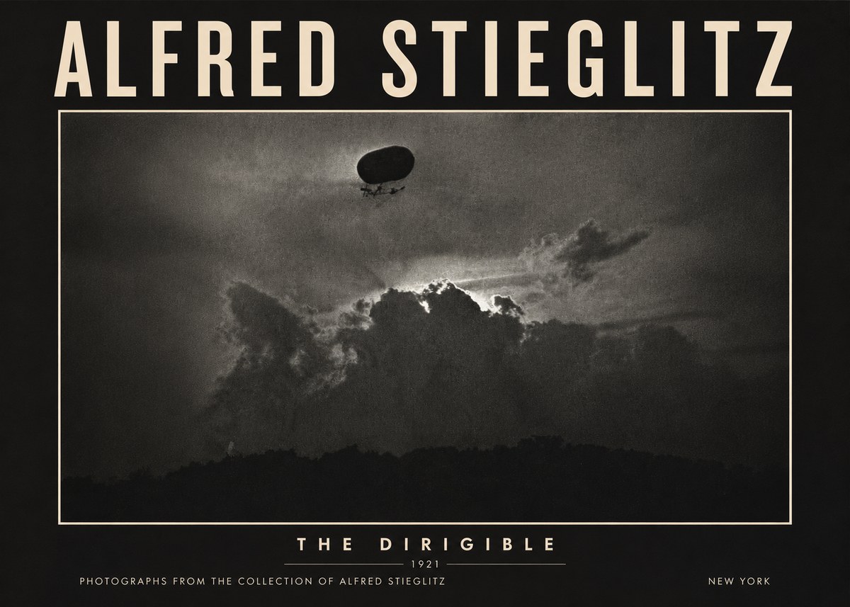 Alfred Stieglitz The Dirigible No5 - Plakat