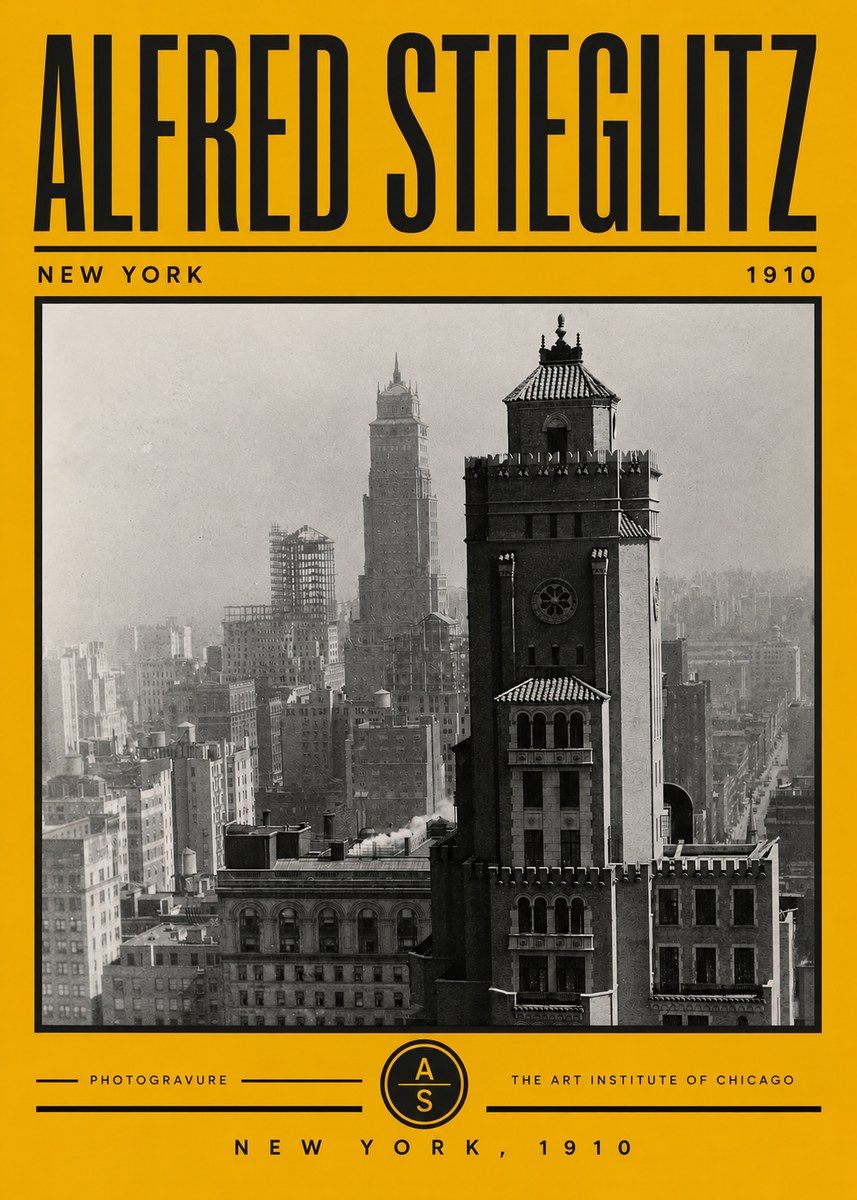 Alfred Stieglitz New York No5 - Plakat