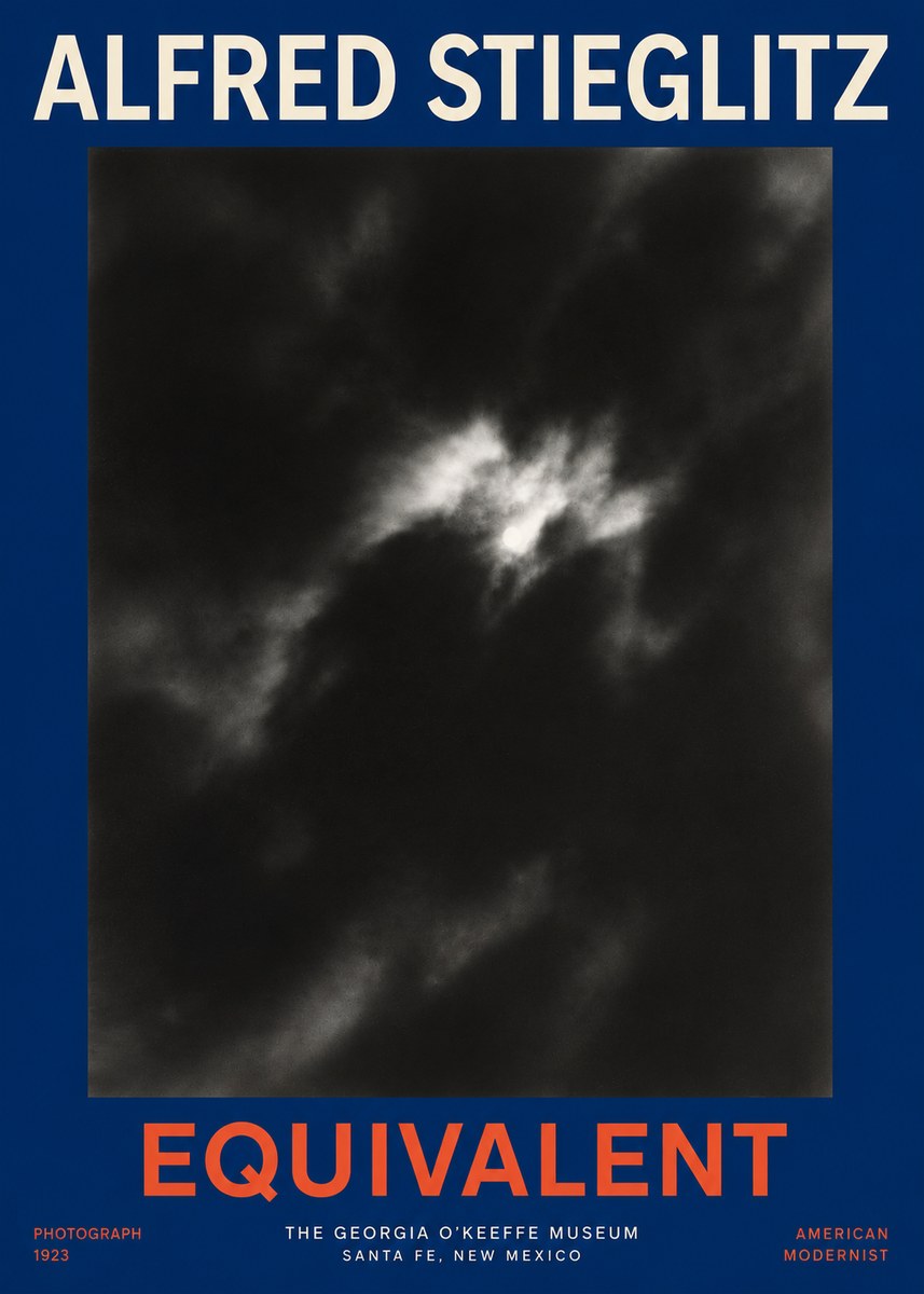 Alfred Stieglitz Equivalent IV No4 - Plakat