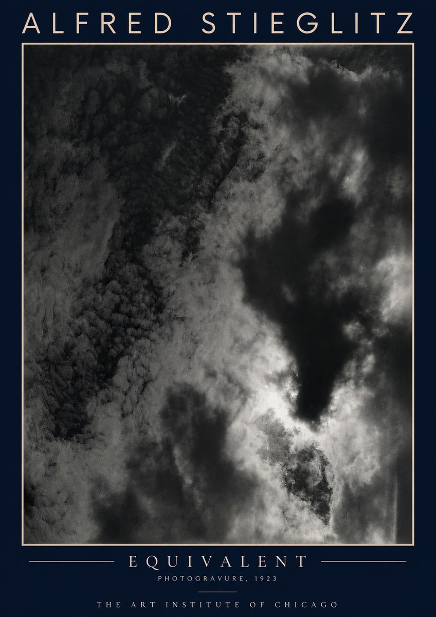 Alfred Stieglitz Equivalent V No4 - Plakat