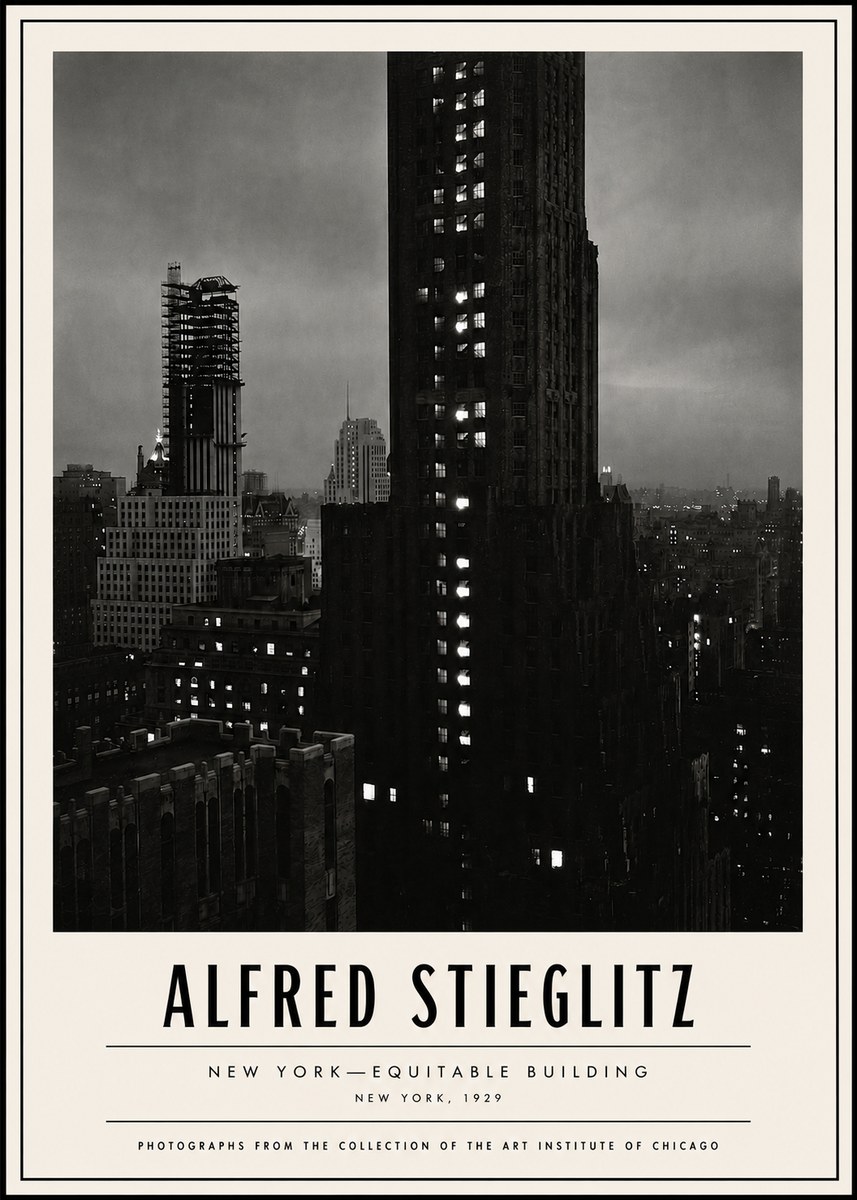 Alfred Stieglitz New York—equitable Building No3 - Plakat