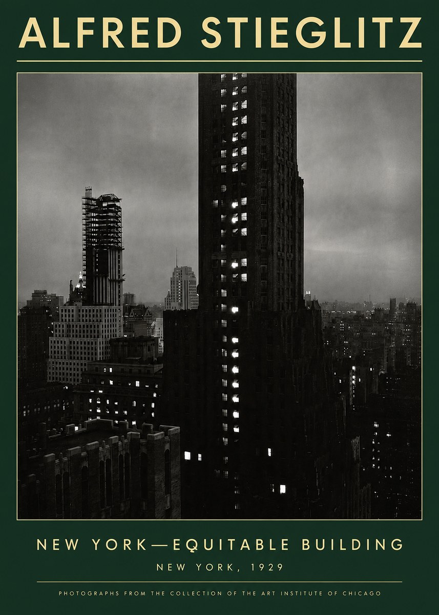 Alfred Stieglitz New York—equitable Building No5 - Plakat