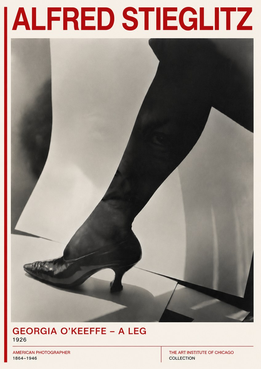 Alfred Stieglitz Georgia O'keeffe – a Leg No5 - Plakat