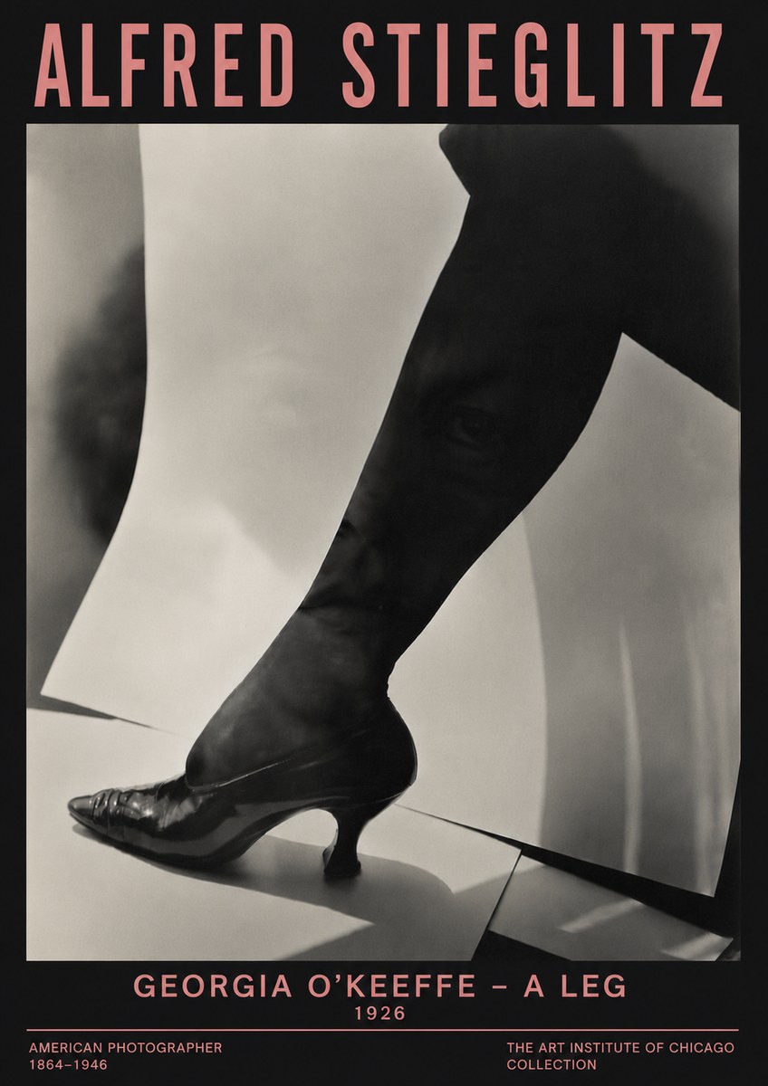 Alfred Stieglitz Georgia O'keeffe – a Leg No6 - Plakat