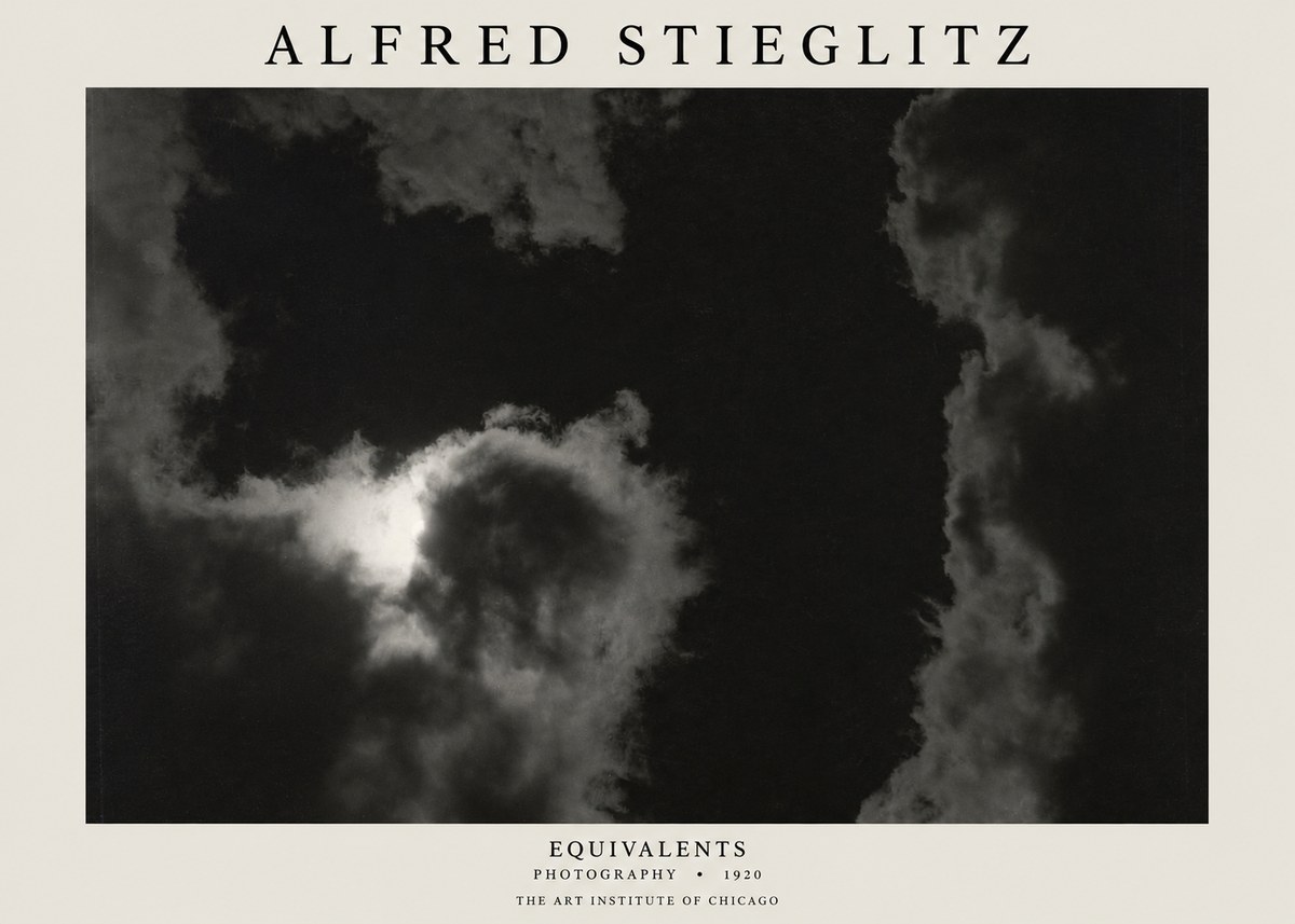Alfred Stieglitz Equivalents V No1 - Plakat