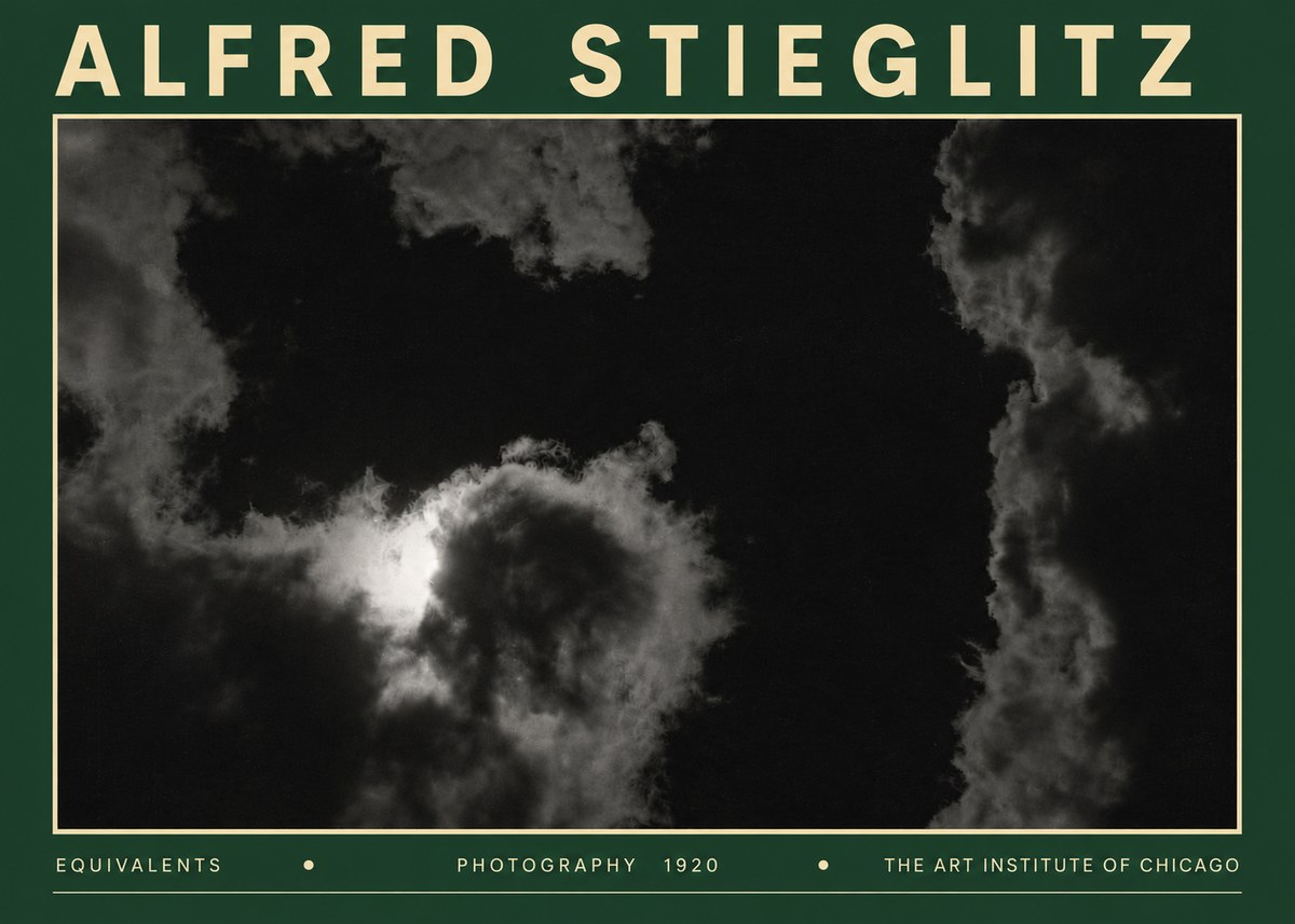 Alfred Stieglitz Equivalents V No6 - Plakat