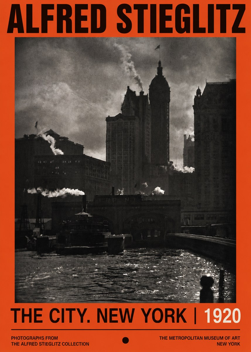 Alfred Stieglitz The City. New York No2 - Plakat