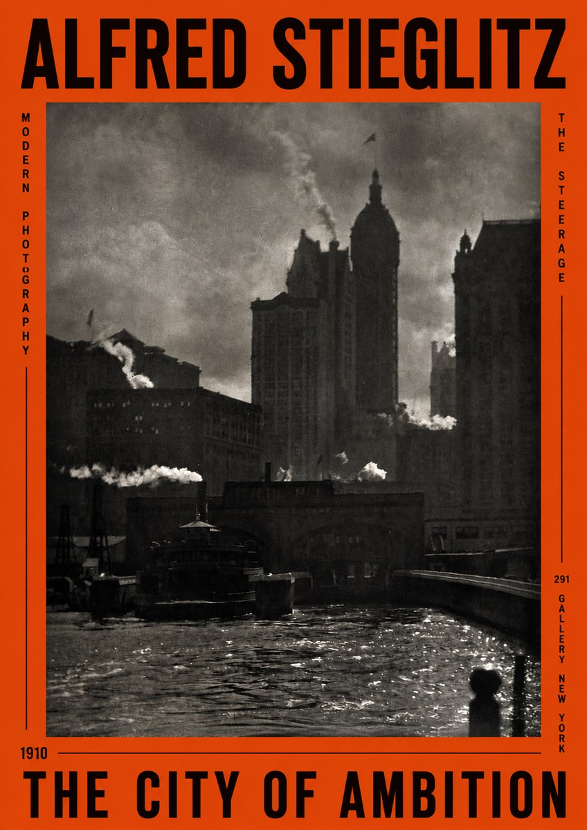 Alfred Stieglitz The City. New York No6 - Plakat